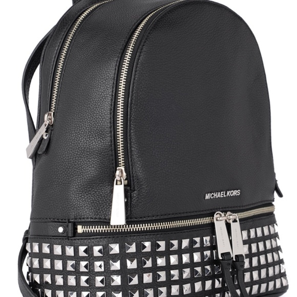 Michael kors medium rhea studded backpack like new - Picture 3 of 6